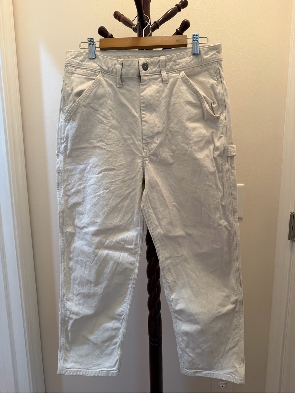 American Eagle Men's ivory Carpenter Pants